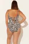 (PLUS) LACE DOWN TWIST 1 PC - CHEETAH