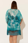 (PLUS) CAFTAN - TROPIC THUNDER PALMS