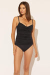 TWIST TANKINI TOP - BLACK