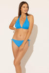 TWIST HALTER TRIANGLE TOP - SKYLINE