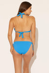 TWIST HALTER TRIANGLE TOP - SKYLINE