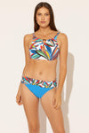 HI-NECK CROP U/W TOP - LUSH MULTI