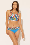 HI-NECK CROP U/W TOP - LUSH MULTI