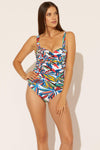 SHIRRED BANDEAU 1 PC - LUSH MULTI