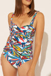 SHIRRED BANDEAU 1 PC - LUSH MULTI