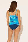 OTS PLUNGE TANKINI TOP - COOL MULTI