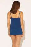 OTS U WIRE TANKINI TOP - NAVY