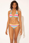 Rossy is wearing a 6 suit, she has a 34” bust and a 25" waist.