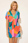 Lada is wearing a 6 suit and S coverup, she has a 34” bust and a 24" waist.