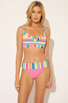 OTS D CUP TOP - COLOR BOMB MULTI