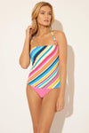TUBE TANKINI TOP - COLOR BOMB MULTI