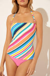 TUBE TANKINI TOP - COLOR BOMB MULTI