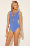 LACE DOWN 1 PC - BLEU HORIZON