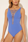 LACE DOWN 1 PC - BLEU HORIZON