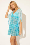CAFTAN - LAGUNA TEAL MULTI