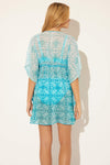CAFTAN - LAGUNA TEAL MULTI