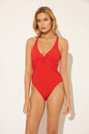 PLUNGE X-BACK 1 PC - SCARLET