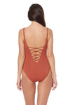LACE DOWN GOLD 1 PC - CINNAMON