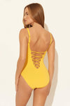 LACE DOWN GOLD 1 PC - SUNSET YELLOW