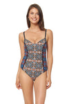 SCOOP NECK 1 PC - SAFARI MULTI