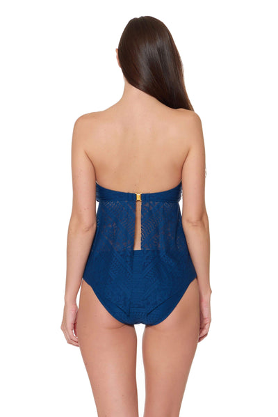 FLY AWAY BANDINI TOP - NAVY