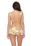 RUFFLE U/W TOP - WHITE MULTI
