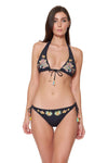 STRING TIE SIDE BOTTOMS - BLACK
