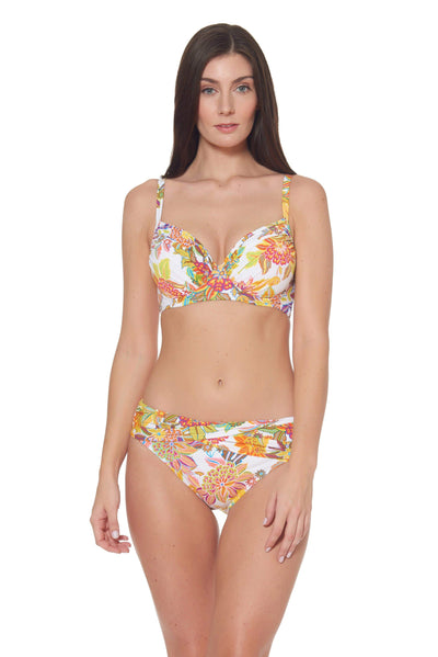 SARONG BOTTOMS - WHITE MULTI