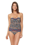 BANDEAU TANKINI TOP - SAFARI MULTI